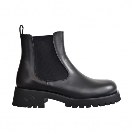 STIVALETTO CHELSEA IN PELLE POESIE VENEZIANE JMC72 NERO