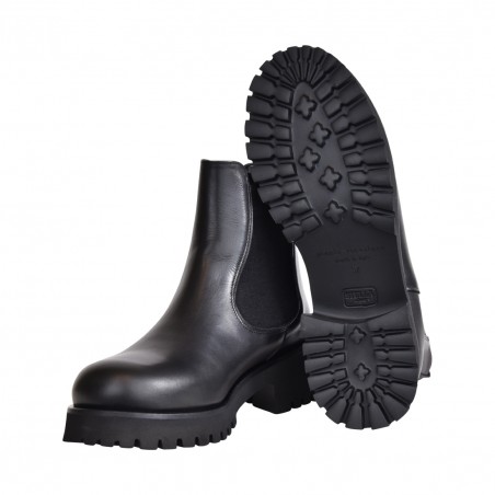 STIVALETTO CHELSEA IN PELLE POESIE VENEZIANE JMC72 NERO