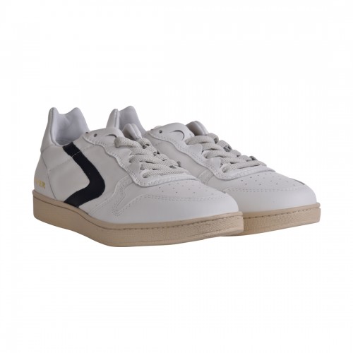 SNEAKERS SUPER PELLE VALSPORT VS2309M BIA/BLU