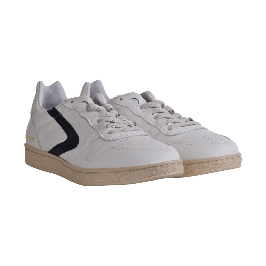 SNEAKERS SUPER PELLE VALSPORT VS2309M BIA/BLU