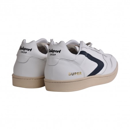 SNEAKERS SUPER PELLE VALSPORT VS2309M BIA/BLU