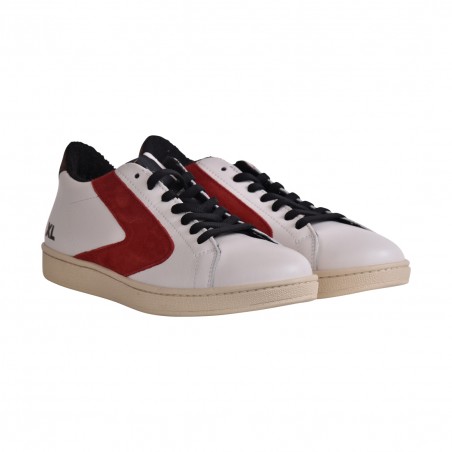 SNEAKERS XL LOGO SUEDE VALSPORT VT2308M BIA/SCARLETT