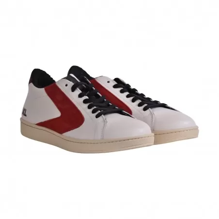 SNEAKERS XL LOGO SUEDE VALSPORT VT2308M BIA/SCARLETT