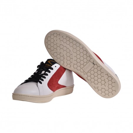 SNEAKERS XL LOGO SUEDE VALSPORT VT2308M BIA/SCARLETT