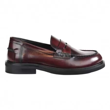 MOCASSINO ABRASIVATO POESIE VENEZIANE JPG30 BORDO