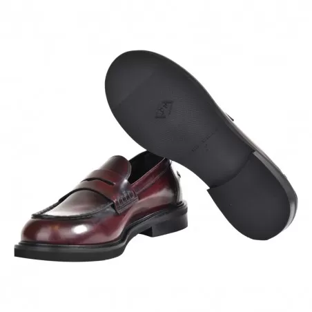 MOCASSINO ABRASIVATO POESIE VENEZIANE JPG30 BORDO