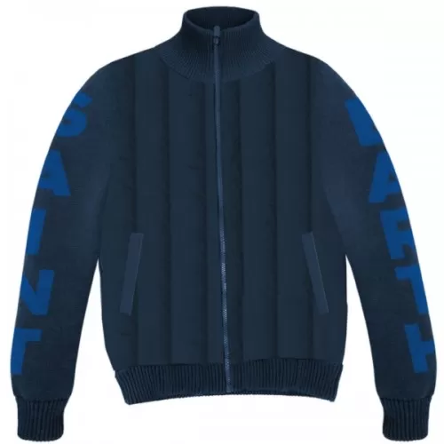 JACKET WITH KNITTED SLEEVES MC2 SAINT BARTH WHISTLER-Q 00108E