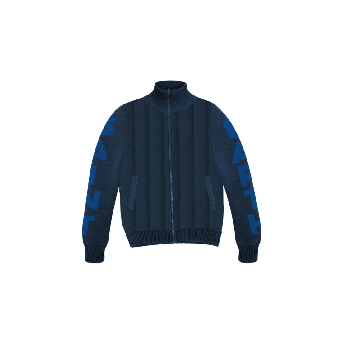 JACKET WITH KNITTED SLEEVES MC2 SAINT BARTH WHISTLER-Q 00108E