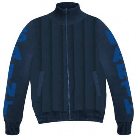JACKET WITH KNITTED SLEEVES MC2 SAINT BARTH WHISTLER-Q 00108E