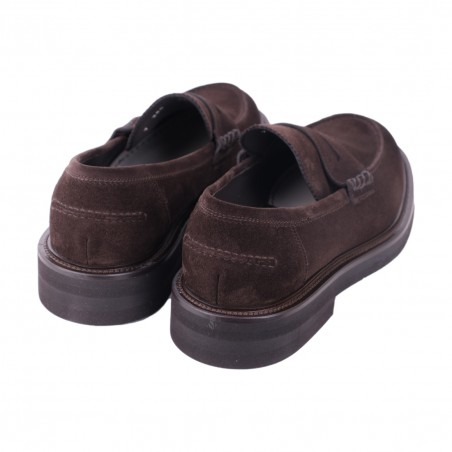 MOCASSINO IN CAMOSCIO BARRETT 222U053.11 T.MORO