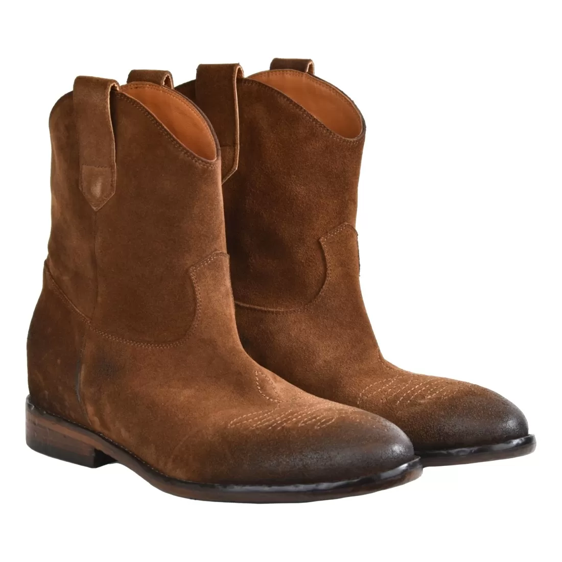 TRONCHETTO TEX RICAMO CAMOSCIO STRATEGIA A5676 SIGARO