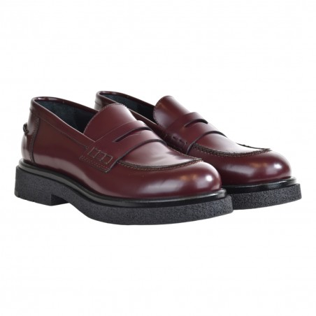 MOCASSINO LOAFER AL100 BORDEAUX