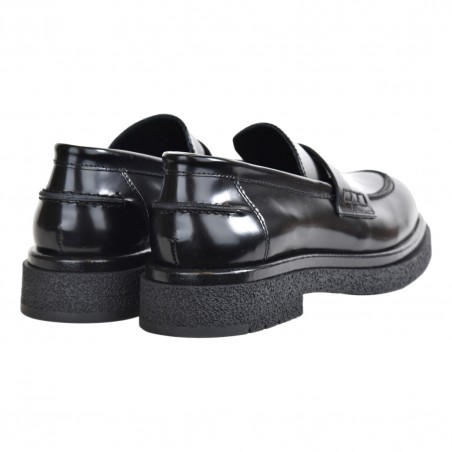 MOCASSINO LOAFER AL100 NERO