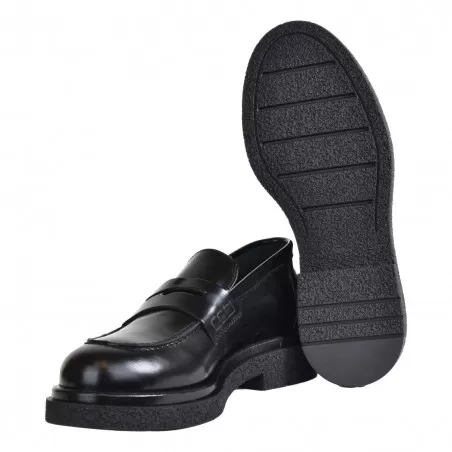 MOCASSINO LOAFER AL100 NERO
