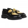 MOCASSINO CON MORSETTO LOAFER AL101 NERO/ORO