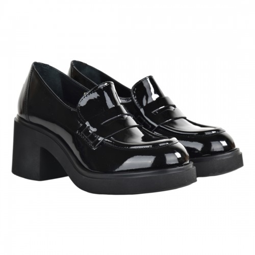MOCASSINO VERNICE LOAFER AL114 NERO