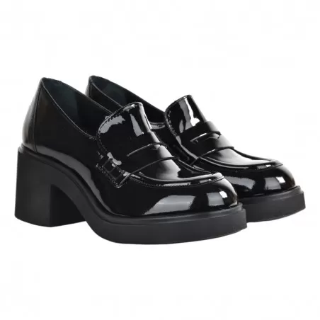 MOCASSINO VERNICE LOAFER AL114 NERO