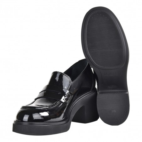 MOCASSINO VERNICE LOAFER AL114 NERO