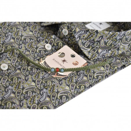 CAMICIA SIMO COTONE BASTONCINO B3083.164 02