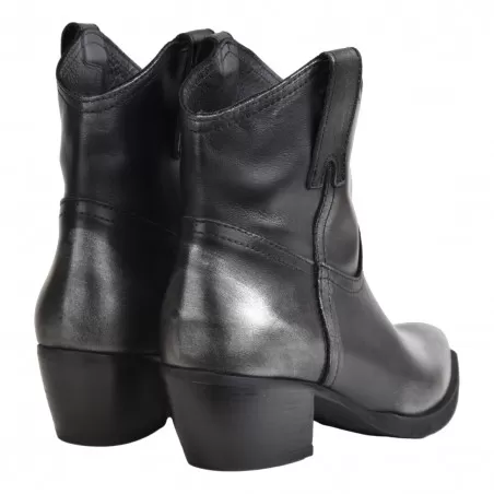 STIVALETTO TEXANO REP-KO CV717 NERO/ARGENTO