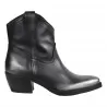STIVALETTO TEXANO REP-KO CV717 NERO/ARGENTO