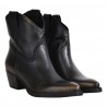 STIVALETTO TEXANO REP-KO CV717 NERO/ORO