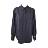 CAMICIA OVER GESSATO SO ALLURE D22021 NAVYBLUE