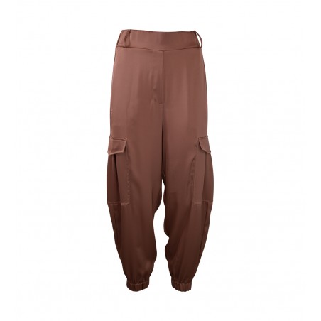PANTALONE CARGO RASO SO ALLURE G66037 CAMEO