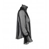 BLUSA COLLO ALTO PLUMETILLE SO ALLURE L22010 BLACK