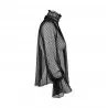 BLUSA COLLO ALTO PLUMETILLE SO ALLURE L22010 BLACK