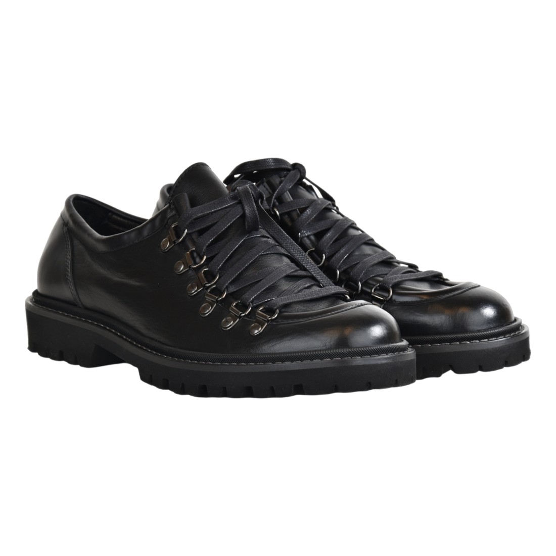 ALLACCIATA IN PELLE HUNDRED 100 M116-12 NERO