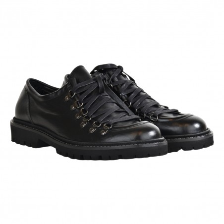 ALLACCIATA IN PELLE HUNDRED 100 M116-12 NERO