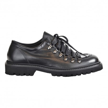 ALLACCIATA IN PELLE HUNDRED 100 M116-12 NERO
