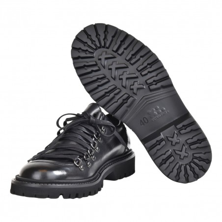 ALLACCIATA IN PELLE HUNDRED 100 M116-12 NERO