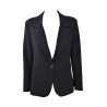 GIACCA MONOPETTO SLIM CREPE SO ALLURE O33001 BLACK