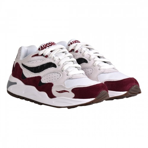 SNEAKERS GRID SHADOW 2 SAUCONY S70773-2 CREAM/RED