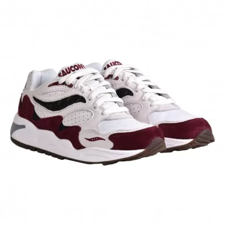 SNEAKERS GRID SHADOW 2 SAUCONY S70773-2 CREAM/RED
