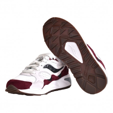 SNEAKERS GRID SHADOW 2 SAUCONY S70773-2 CREAM/RED