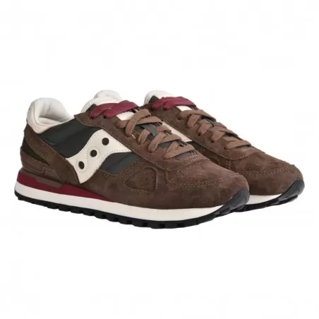 SNEAKERS SHADOW ORIGINAL SAUCONY S70780-3 BROWN/GREEN
