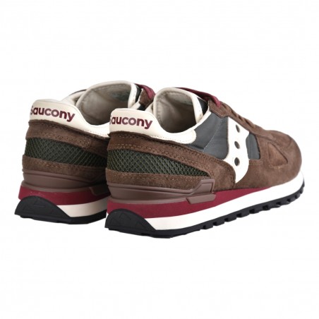 SNEAKERS SHADOW ORIGINAL SAUCONY S70780-3 BROWN/GREEN