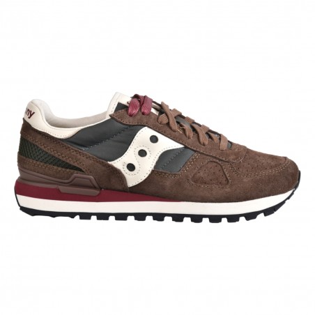 SNEAKERS SHADOW ORIGINAL SAUCONY S70780-3 BROWN/GREEN