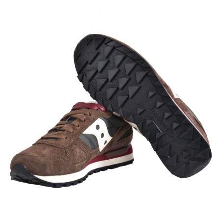 SNEAKERS SHADOW ORIGINAL SAUCONY S70780-3 BROWN/GREEN