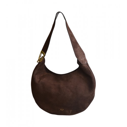 BORSA MEZZALUNA INES SUEDE...