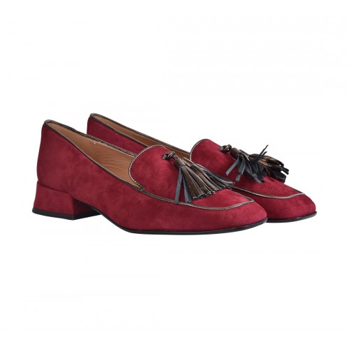 MOCASSINO CON NAPPINE LA PARIGINA K2603-422-M BORDEAUX