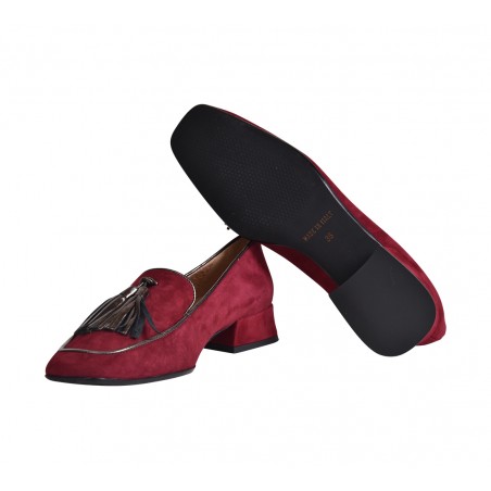 MOCASSINO CON NAPPINE LA PARIGINA K2603-422-M BORDEAUX