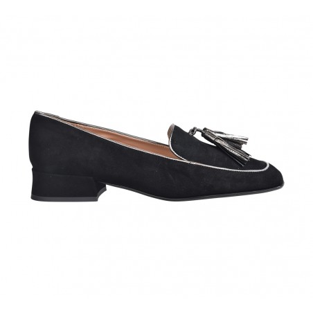 MOCASSINO CON NAPPINE LA PARIGINA K2606-422-M NERO