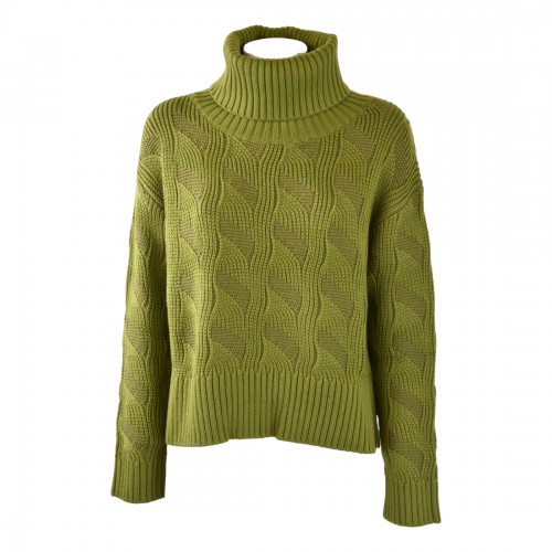 MAGLIA CON COLLO AD ANELLO...