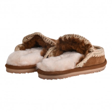 SLIPPER FULL ESKIMO STITCH MOU MU.FW161007A COG