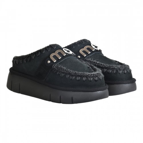 BOUNCE CLOG METAL LOGO MOU MU.FW531001A BKBK