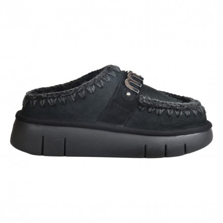 BOUNCE CLOG METAL LOGO MOU MU.FW531001A BKBK